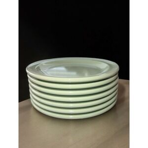 G.E.T. DP-505-W Supermel green Melamine 5.5" dia. Bread & Butter Plate-7 ct